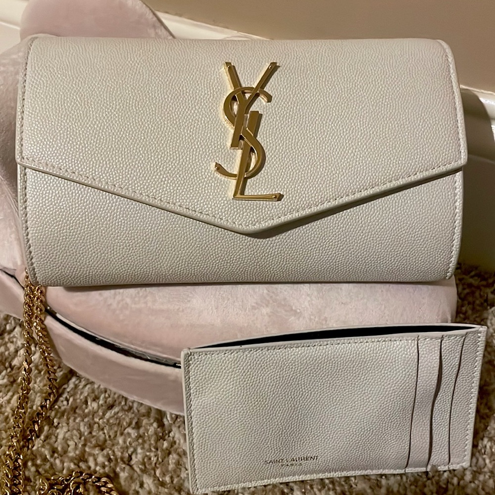 Small YSL bag, Blanc vintage color
